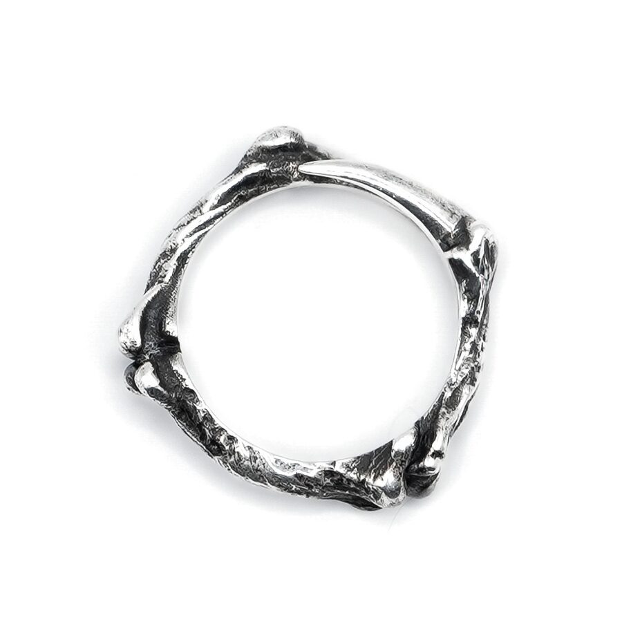 Bone Ring 3 Patinated